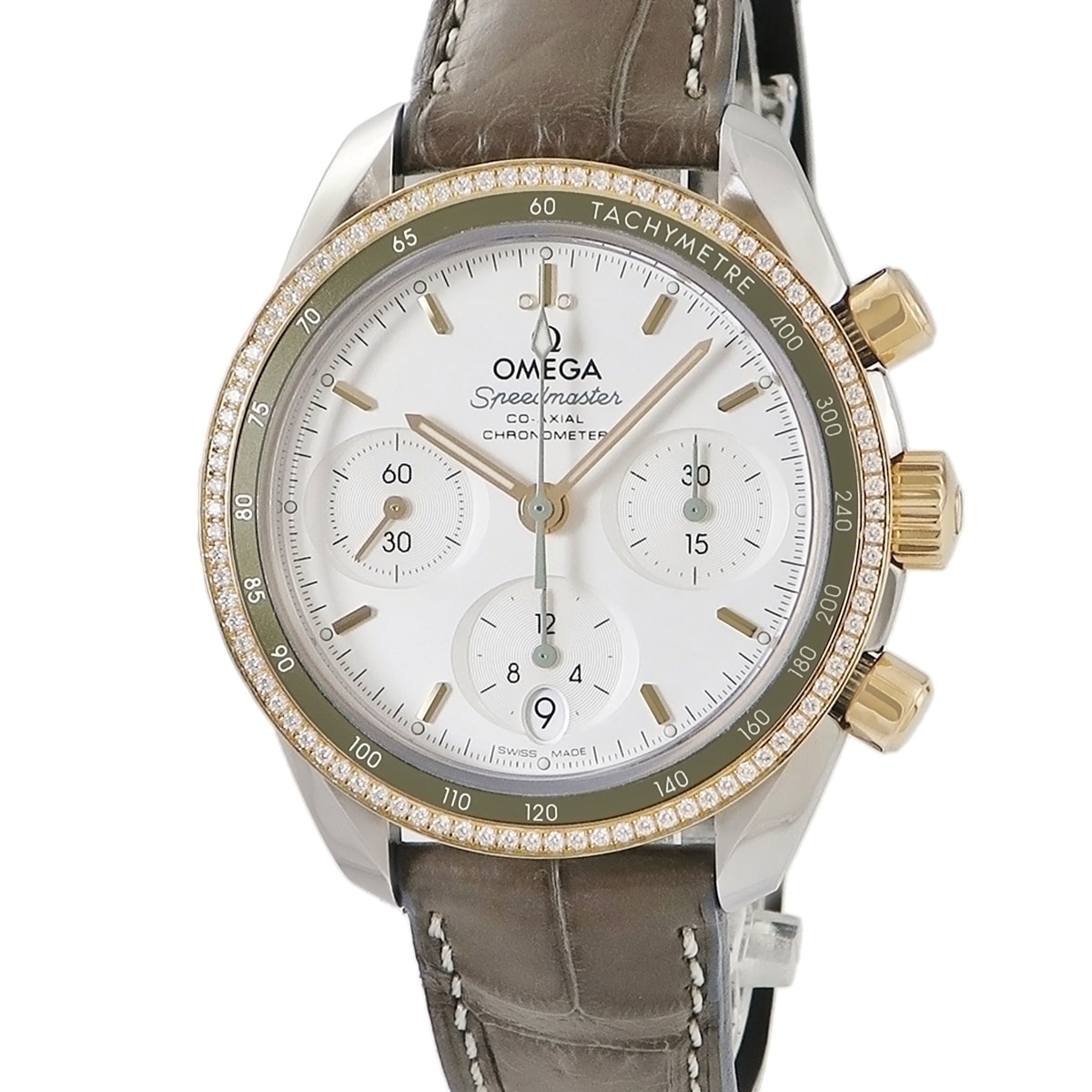 スピードマスター クロノグラフ 324.28.38.50.02.001 自動巻き メンズ K18YG×SS コンビ 純正ダイヤ 3年保証