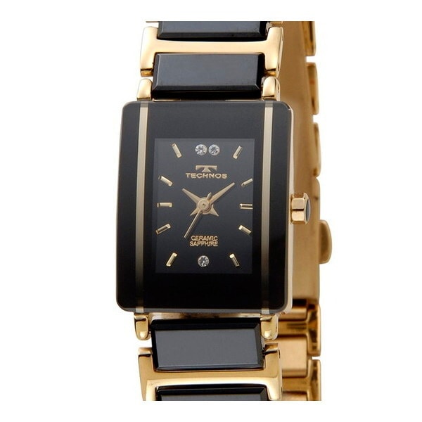 TSL906GB テクノスセラミックレディースブレス クォーツ腕時計 (レディースウォッチ)