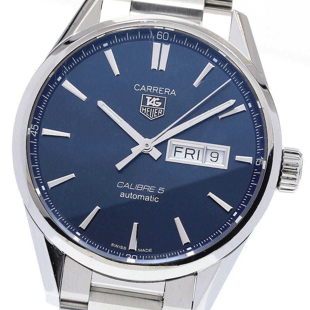 タグホイヤー TAG HEUER WAR201E カレラ キャリバー5 デイデイト 自動巻き メンズ _831453【中古】
