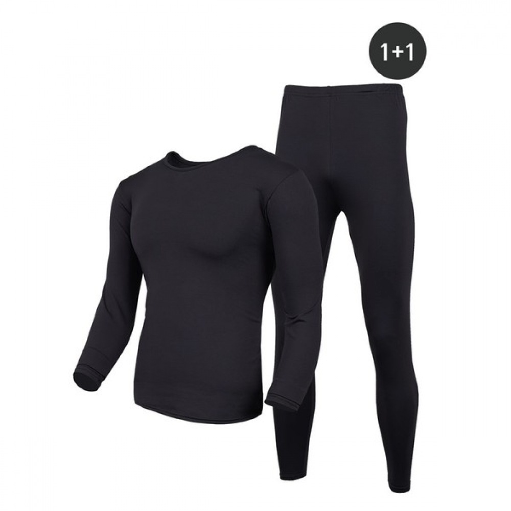 (Noble Jeans) CY マイクロファイバー保温下着 1+1 冬用メンズ下着起毛保温機能下着上下セット 4,998円