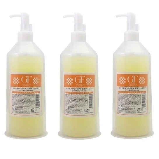 セルケア GF プレミアムシリーズ 炭酸クレンジング 400g 本体付 【3個セット】