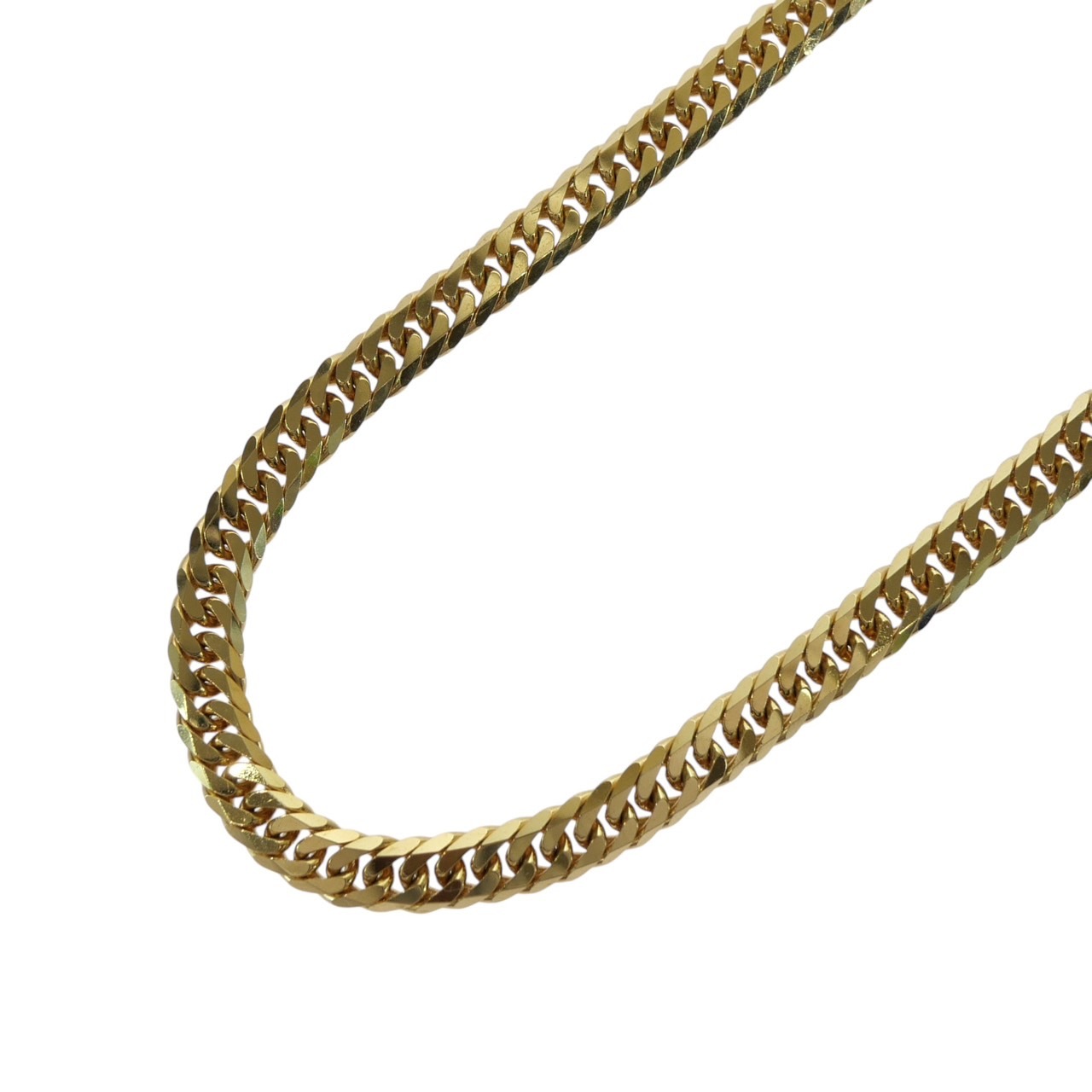 【新品】喜平ネックレス K18 18金 750 6面ダブル 50.6g 60cm 5.3mm キヘイ チェーン 金ネックレス 造幣局検定マーク 50g 50cm メンズ アクセサリー