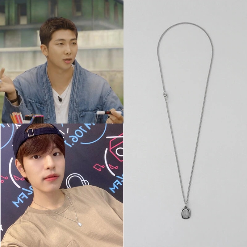 [韓國正品店][BTS RM,SEVENTEENジョシュア MONSTA X着用] #5502 necklace