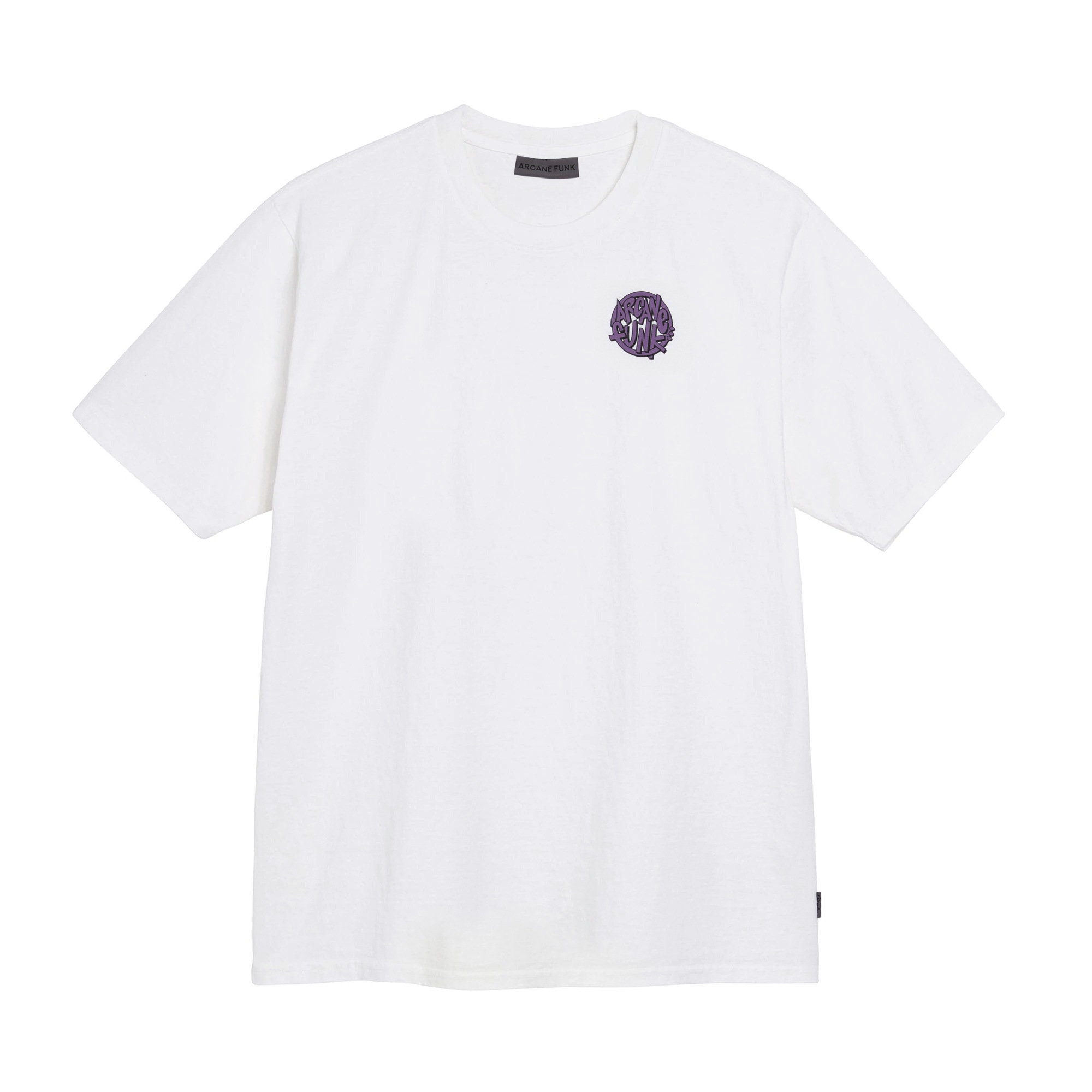 CIRCLE LOGO TEE white