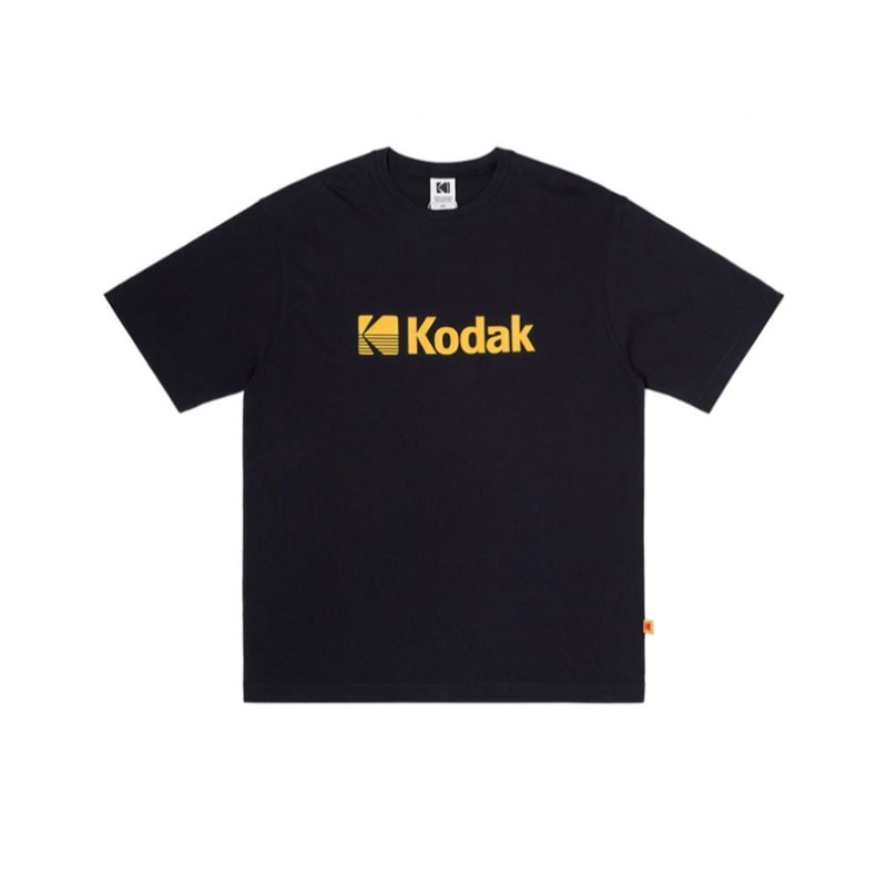 コダックビッグロゴレギュラーフィットショートスリーブ T シャツブラック 6,936円