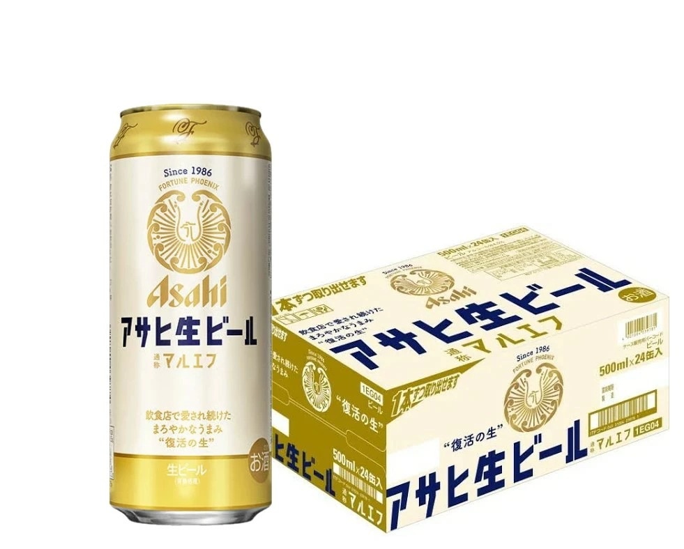 アサヒ 生ビール マルエフ 500ml24本【ご注文は2ケースまで1個口配送可能】