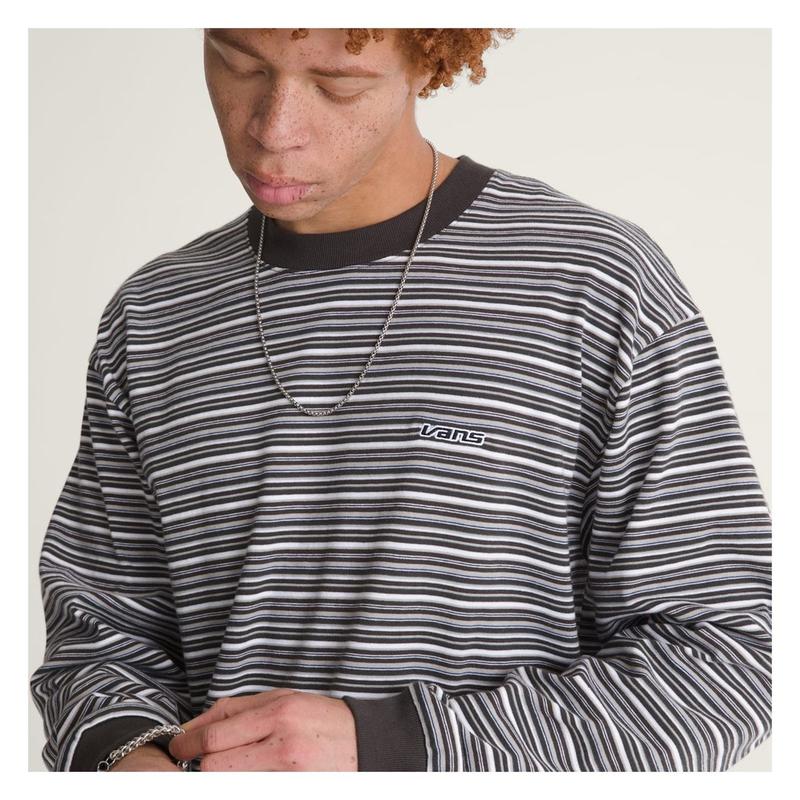 ウィズリー ストライプ 長袖ニット VN000TBNGBN