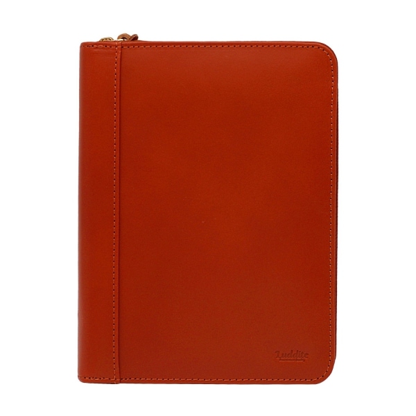 Writers Pencase/ラウンドジップ ペンケース バケッタレザー 10本用【ブラウン】 LDK-WRPN-09