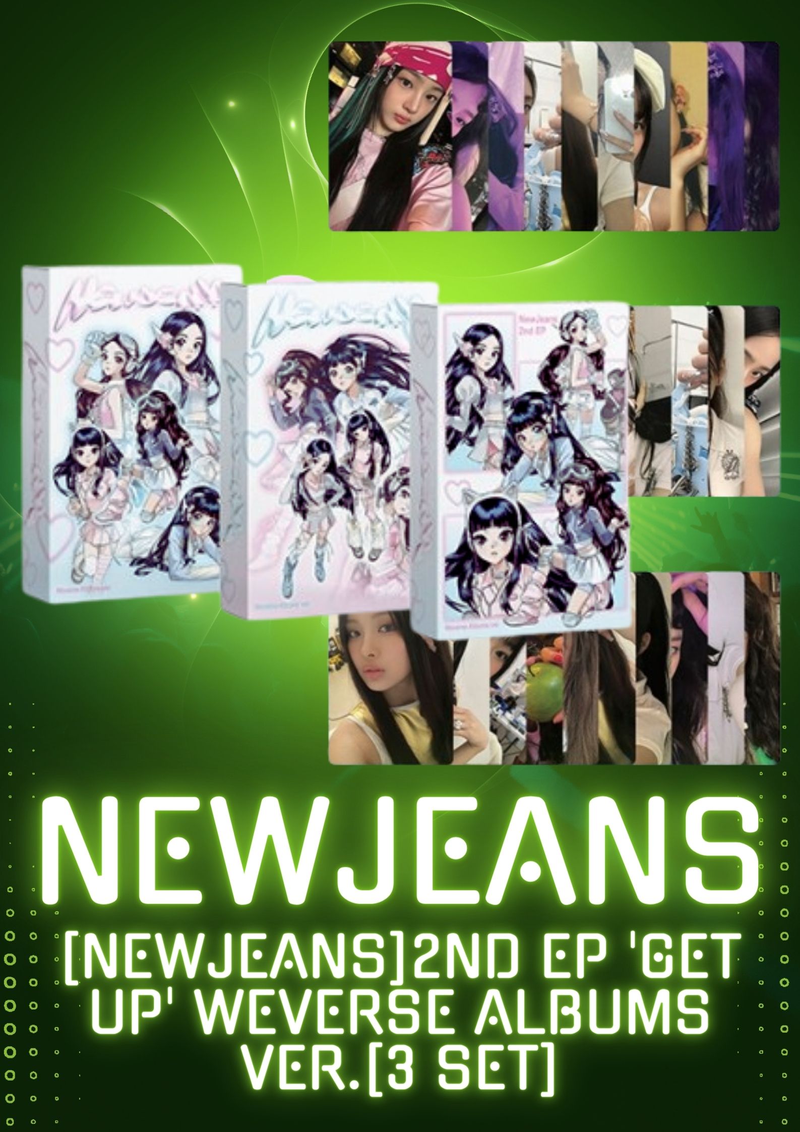 [NEWJEANS]2nd EP Get Up Weverse Albums ver.[3 SET]