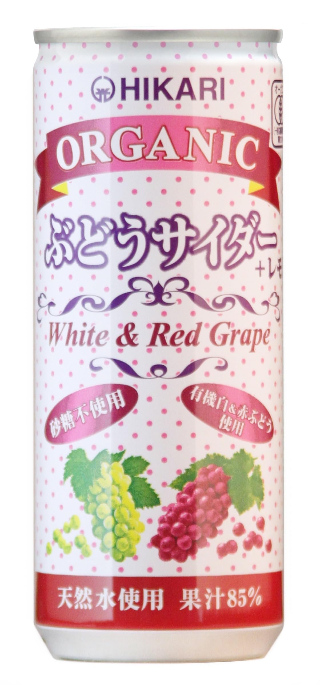 光食品 オーガニックぶどうサイダー+レモン 250ml×30本 4,554円