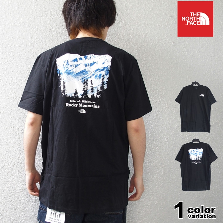 Tシャツ 半袖 メンズ トップス バックプリント ロゴ USライン nf0a86xo