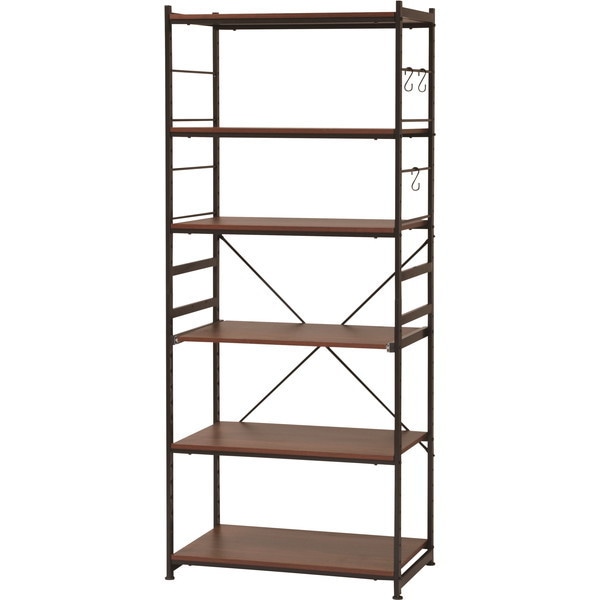 SSR-75W(BR) サラ スチールラック(ワイドタイプ) ブラウン メーカー直送