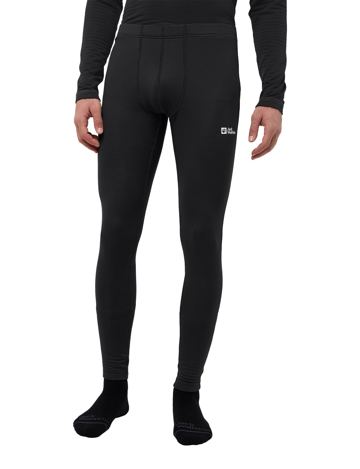 [ジャックウルフスキン] メンズ 保温 インナーパンツ (TEXADRI:吸湿速乾・透湿) [ A60324 / INFINITE WARM PANTS M ] 高機能 black