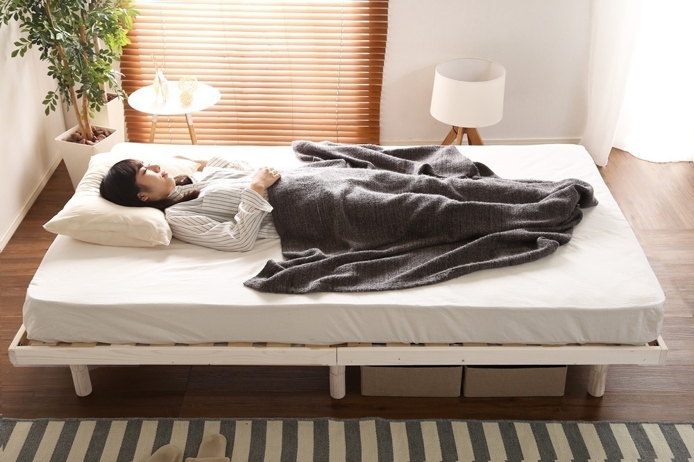 ベッド セミダブル ポケットコイルマットレス付き 高さ調節 低ホルムアルデヒド ベット 頑丈 圧縮ロール梱包 21,406円