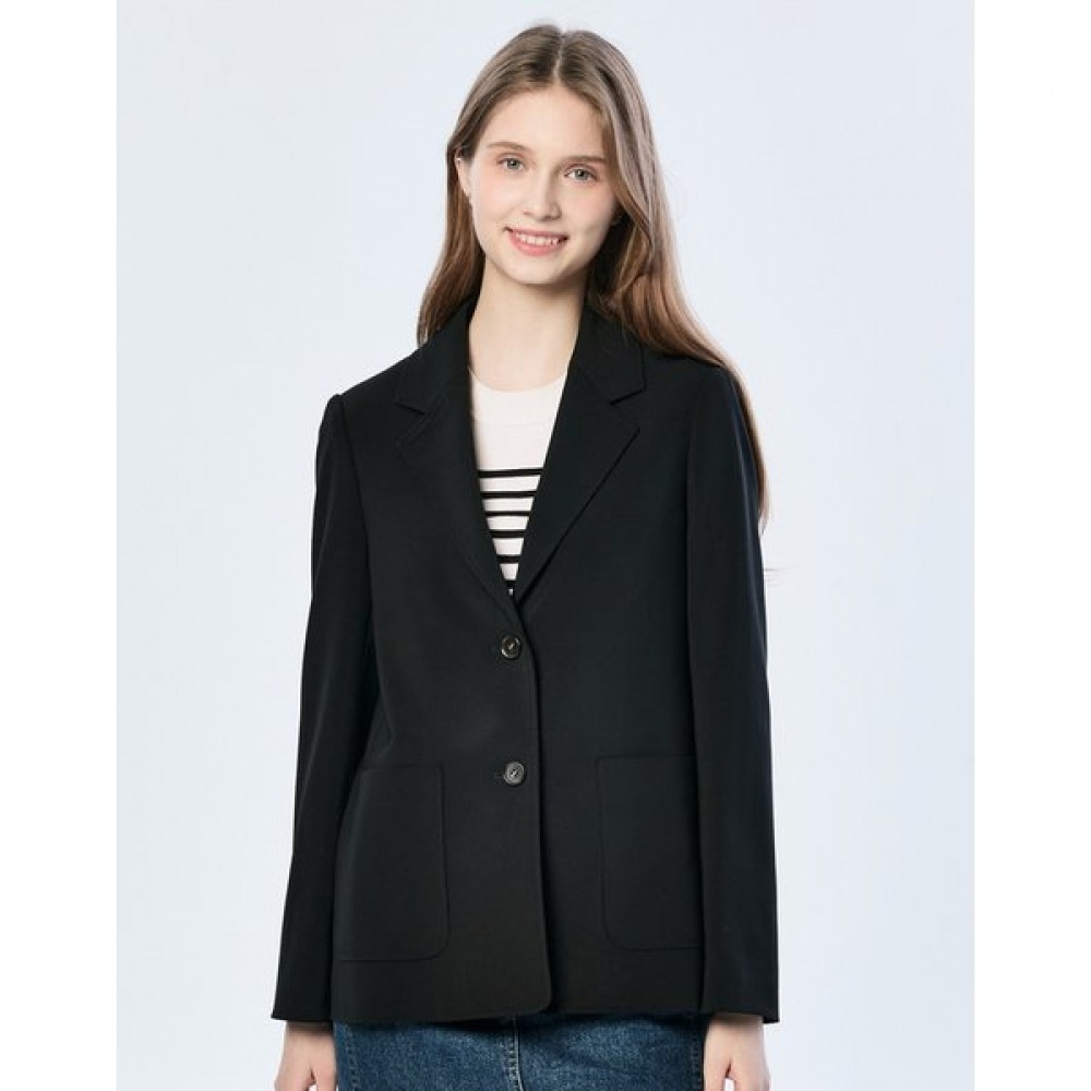 [25SS] [セットアップ] ポリブレンドシングルジャケットブラック HSJA5B291BK 24,543円