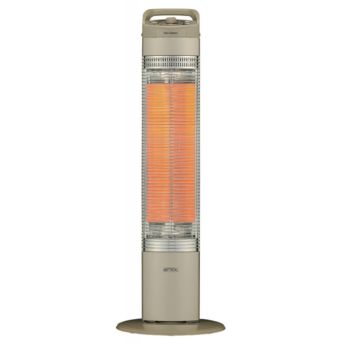 【在庫有・即納】コロナ CORONA コアヒート スリムカーボン DH-C925 N ゴールド 暖房 電気 ヒーター ストーブ 赤外線 自動首振り