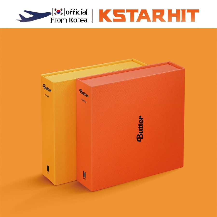 (2種 セット) BTS - Single Album [Butter](Cream Ver./Peaches Ver.)