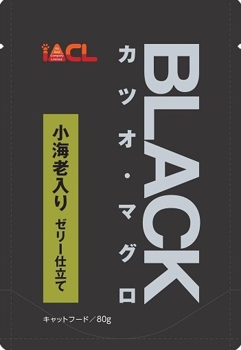 （まとめ買い）イトウ&カンパニーリミテッド BLACK カツオ/マグロ 小海老入り ゼリー仕立て 80g [x56]