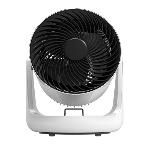 色：ホワイト トップランド サーキュレーター 2電源対応 (AC/USB) DCモーター搭載 首振り