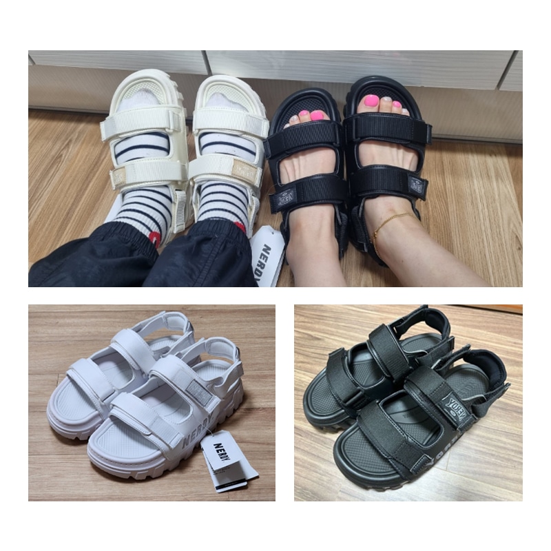 ノルディ NER Double strap breadsole sandals 人気商品 男女兼用