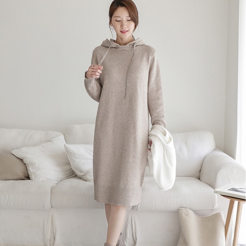 速達 秋冬新作 あたたまることワンピース い着痩限定発売ワンピース 韓国ファッショ 超弾性ファブリックボタンカーディガン/Vネック/丸襟/ドレス/セットアップ ロングワンピース