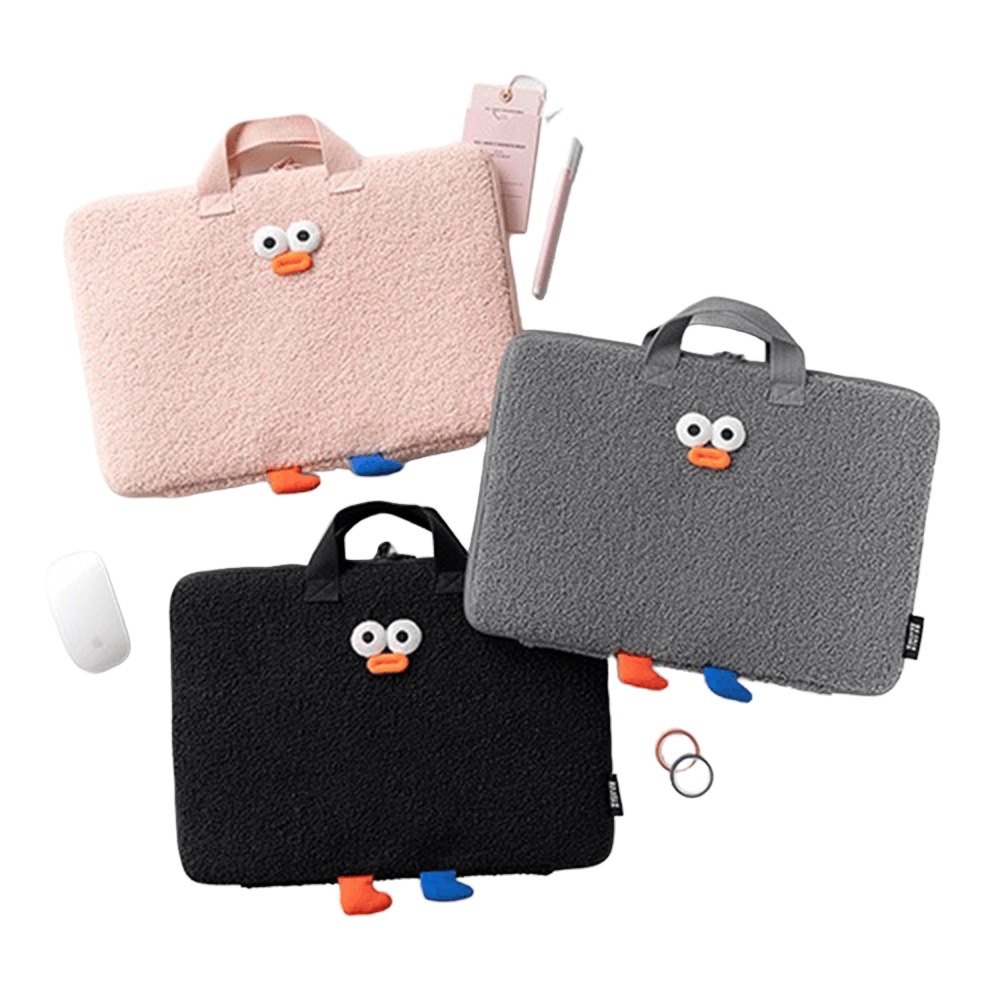 ロマネ ブランチ ブラザー ポムポム ブクル ワイド ラージ ノートパソコン ポーチ