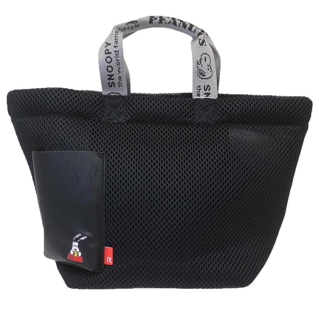 スヌーピー IP デリ wafer ウエッファ Peanuts-0K メッシュ生地ミニバッグ
