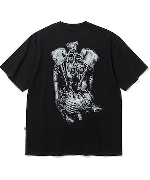 Tシャツ・カットソー NOT4NERD Split TShirts Black TS096BK Men's T-shirt with Diesel Core print | Black | Diesel