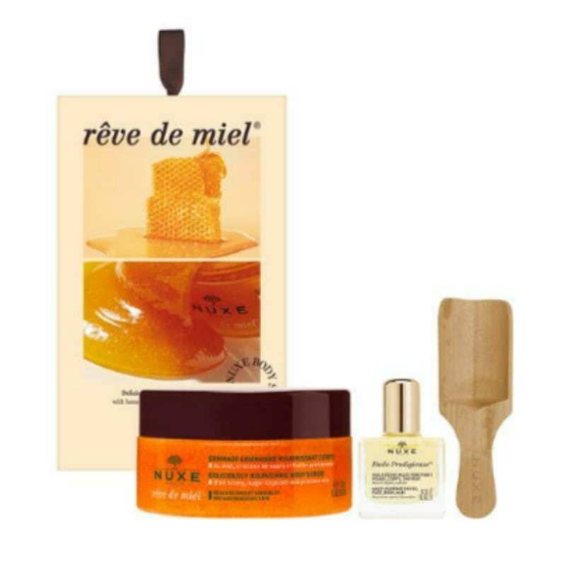 レブドミエル ボディスクラブ 175ml ギフトお徳用 (+ドライオイル10ml + ウッドスクープ付き）