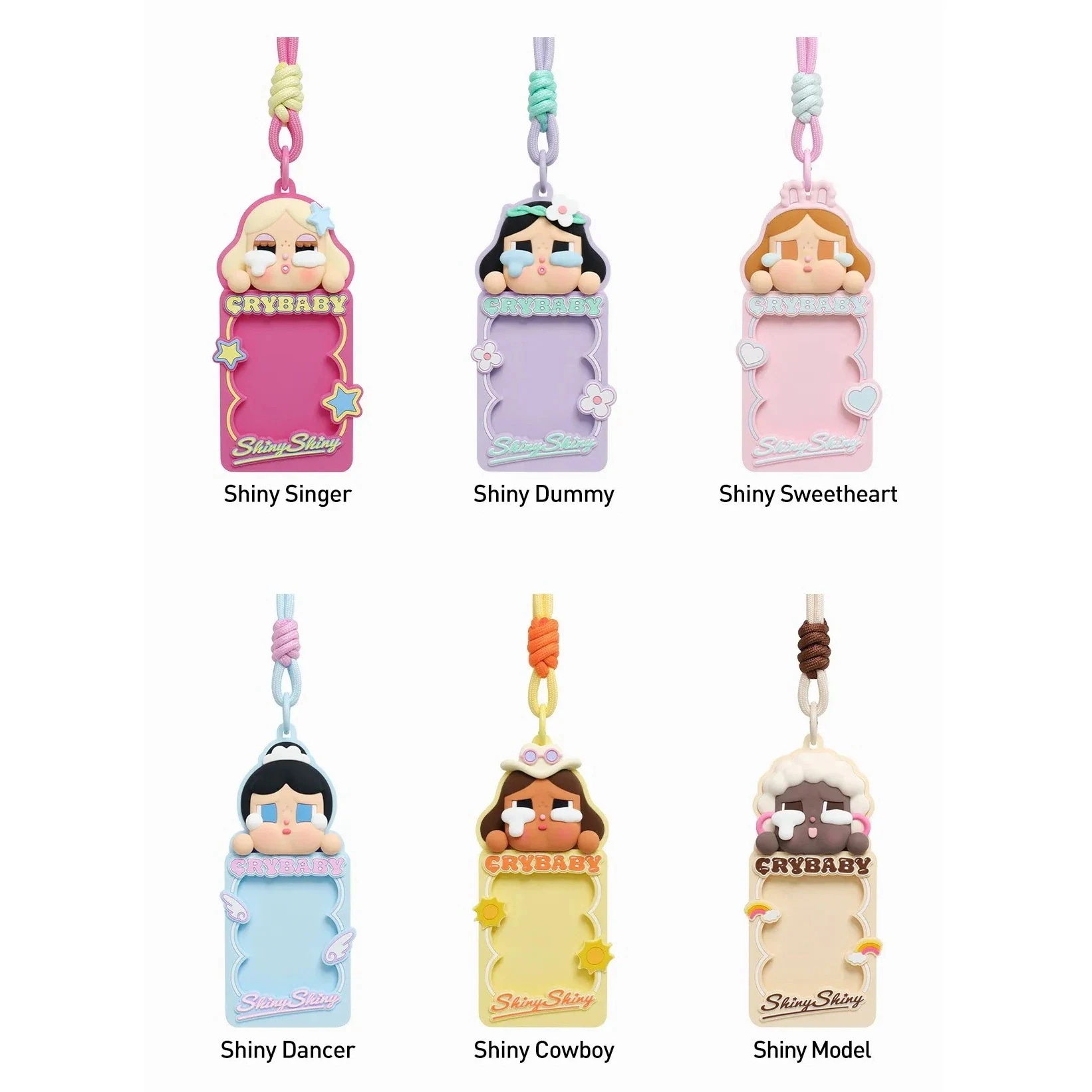 公式正規品POP MART CRYBABY SHINY SHINY シリーズ カードホルダー フォトカードホルダー トレカケース トレカホルダー 透明 パスケース 定期入れ IDケース通学社員証
