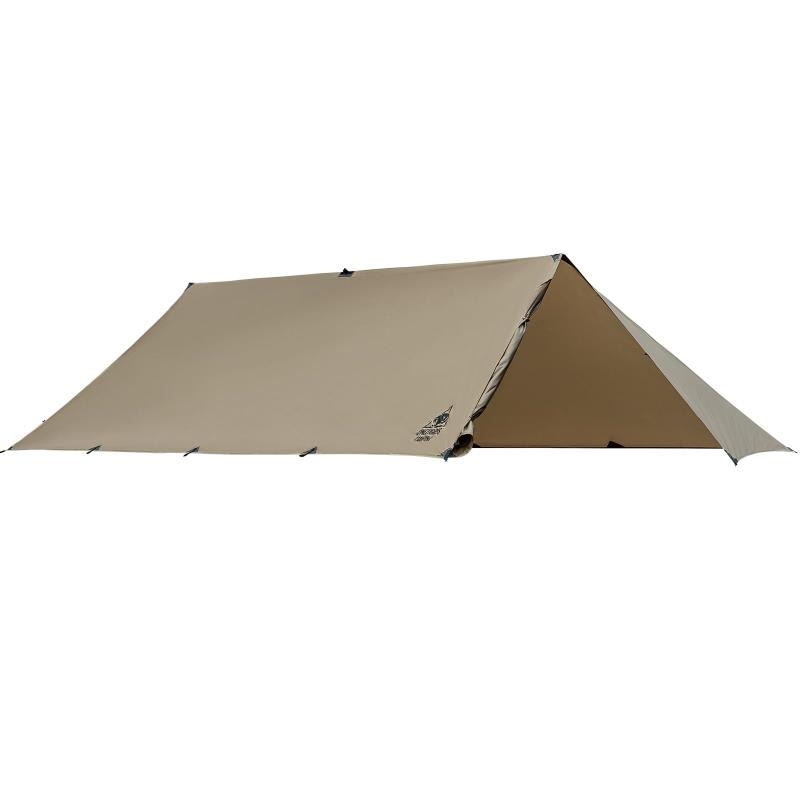 OneTigris PROTEUS 大型タープ ヘキサタープ 防雨サイドクロス ハンモック併用可能 サンシェード 耐水圧2000mm 軽量 多機能 613*280cm