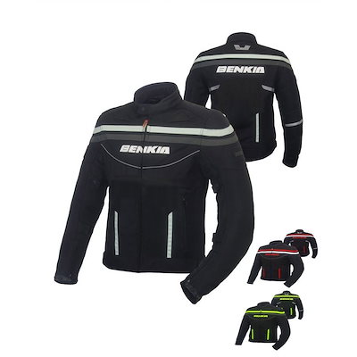 Qoo10] BENKIAバイクジャケット メッシュジ : メンズファッション