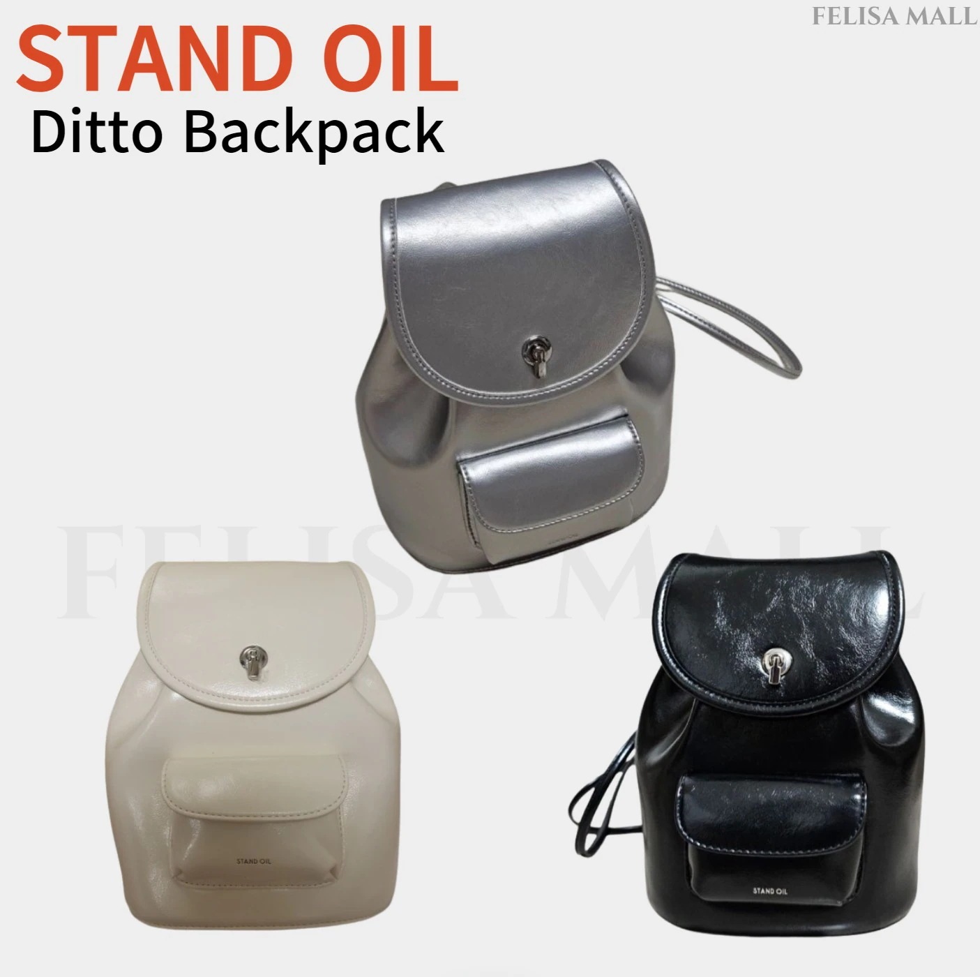 [stand oil] Ditto Backpack 3カラーポケットバッグ 韓国ファッション