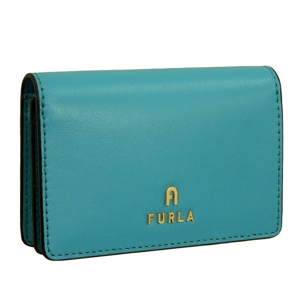 フルラ 名刺入れ レディース アウトレット 名刺ケース カードケース レザー ブルー カメリア FURLA CAMELIA-CARD CASE M WP00370AX07332254S