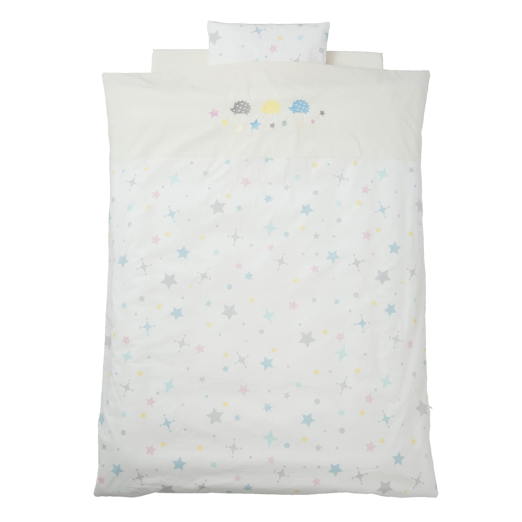 西川リビング 西川 ベビー 布団セット 6点 日本製 洗える掛け布団 カバーシーツ付き キッズデザイン賞 ハリネズミ WF51102001700 ホワイト