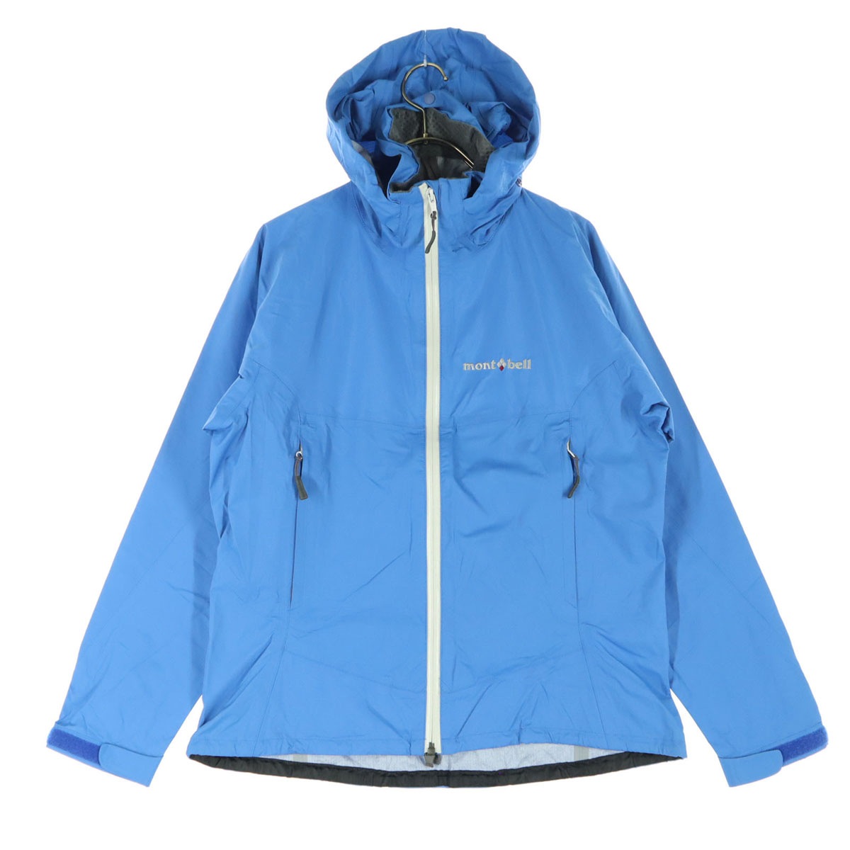 mont-bell モンベル 長袖 ナイロンジャケット S ブルー メンズ 古着