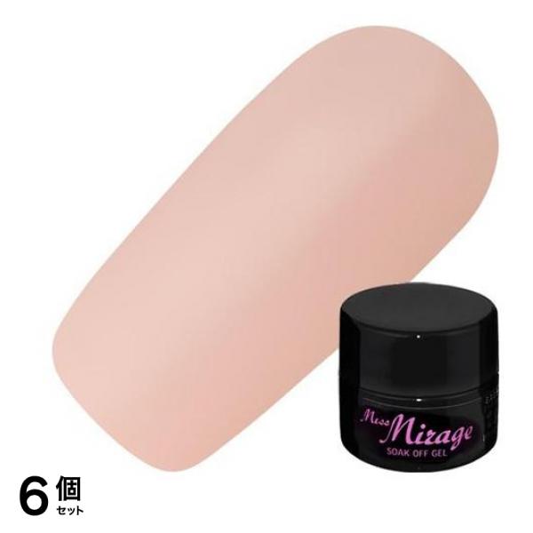 Miss Mirage(ミスミラージュ) ソークオフジェル ミルフィーユ シャンパンピンク S53S 2.5g 6個セット