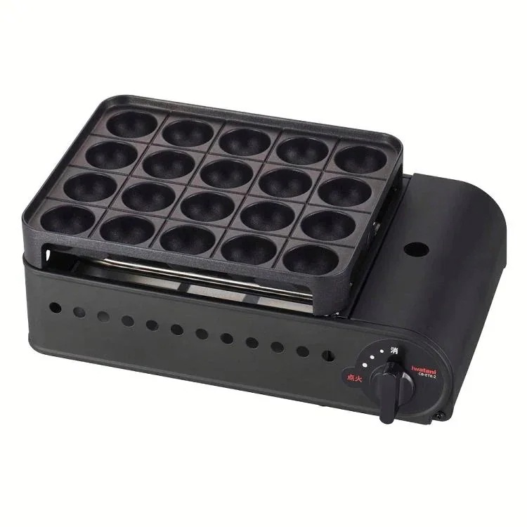 カセットガスたこ焼器 炎たこ2 マットブラック CB-ETK-2 (D)　メガ割