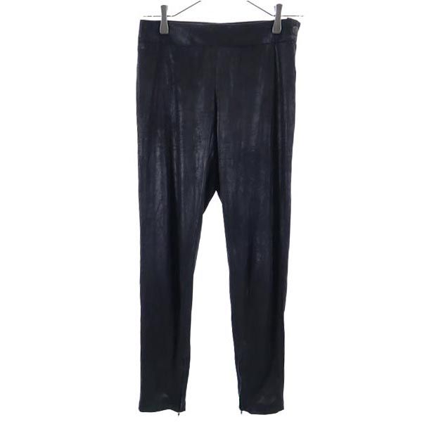 ロングパンツ 1 ブラック系 サイド裾ジップ レディース