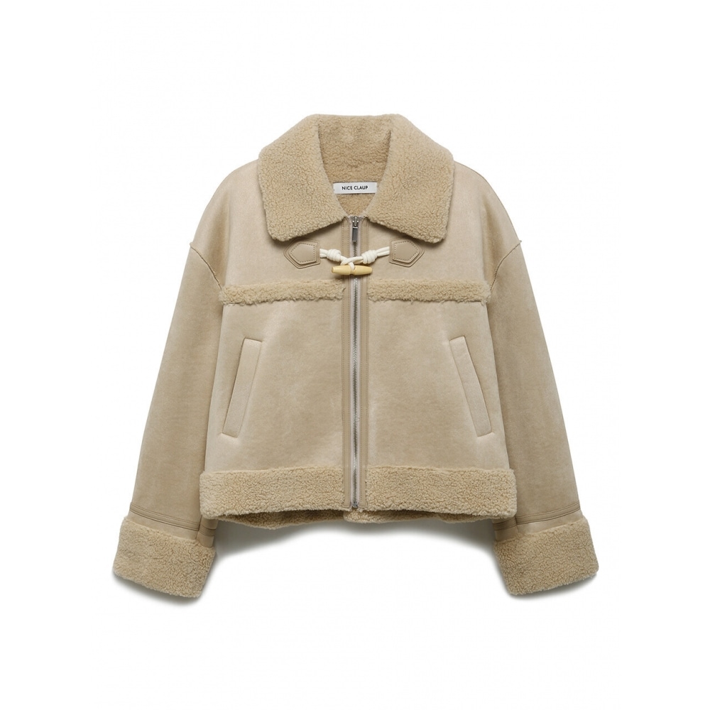 NICE CLAUP A254PWMB04 ニースクリップフェイクレザーカラートグルポイントマスタング