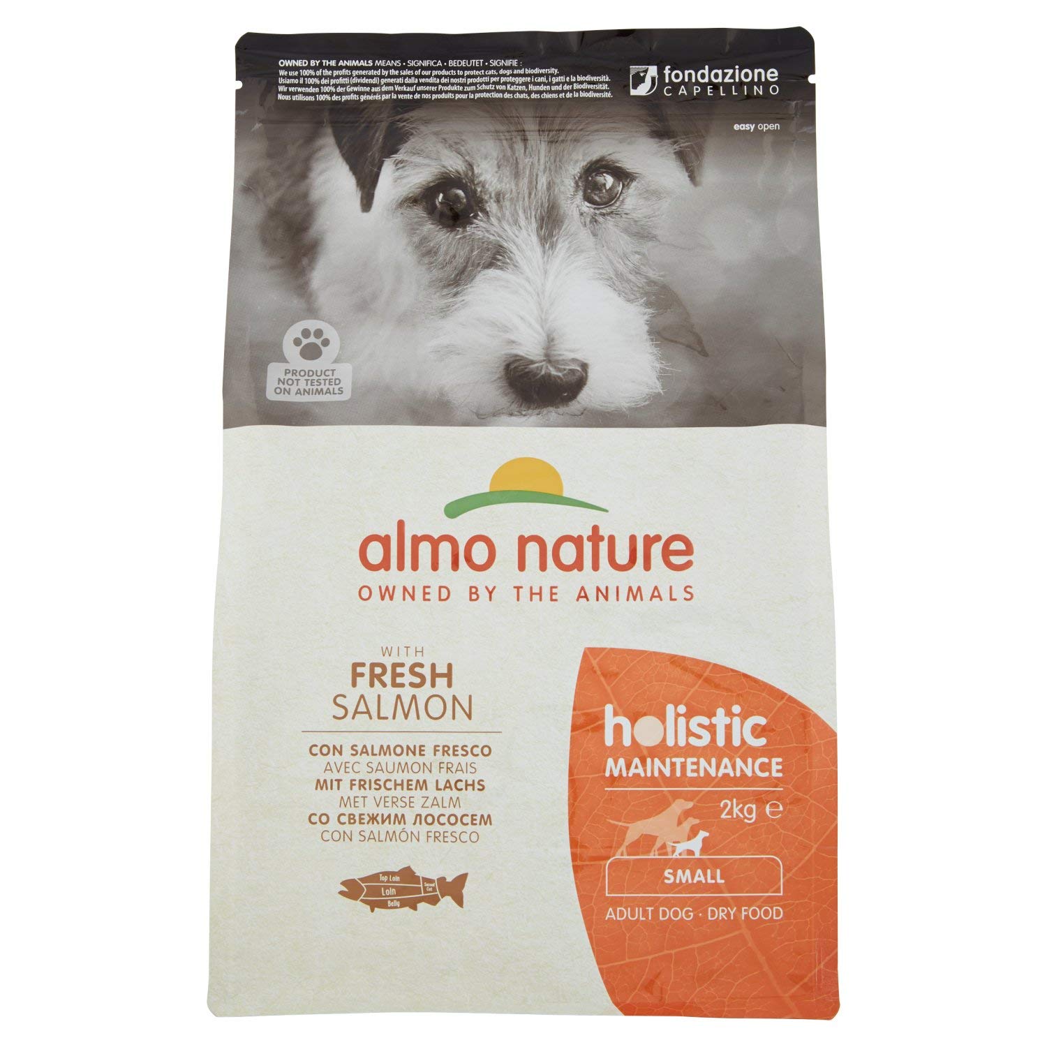 【全国送料無料】 アルモネイチャー (almo nature) アダルトドッグスモールブリード サーモン 2kg / 小型犬用 サーモン