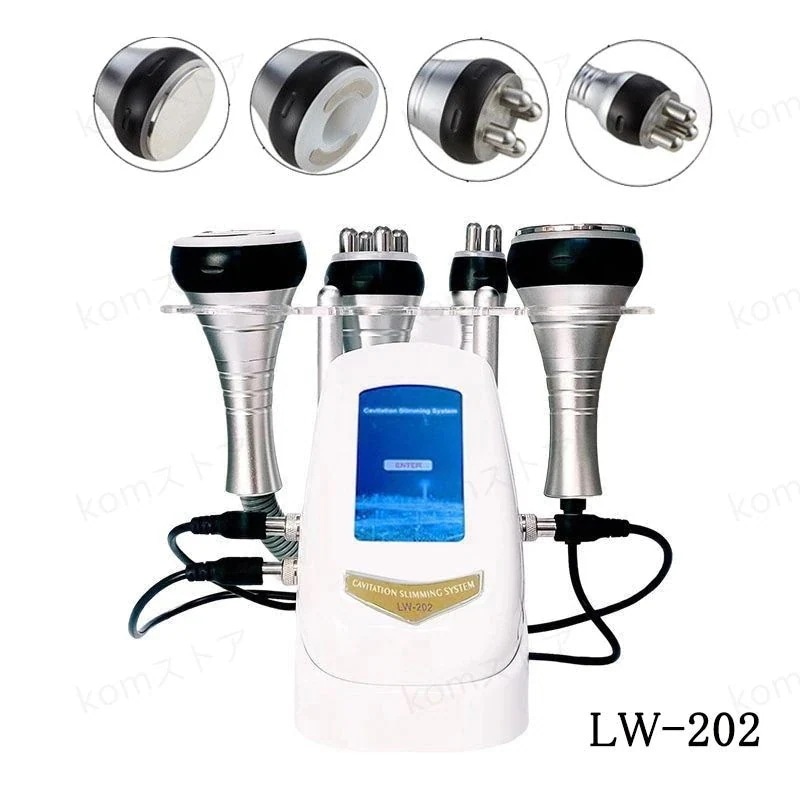 美顔器 80Khzキャビテーション 多極RF 光ラジオ波 4 in 1ボディスリミング しわを引き締め 美容 健康家電 家庭業務用キャビテーション