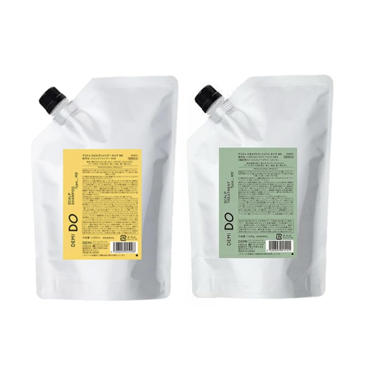 デミ スカルプシャンプー MS 1000ml スカルプトリートメント MS 1000g 詰め替えセット 【正規品】