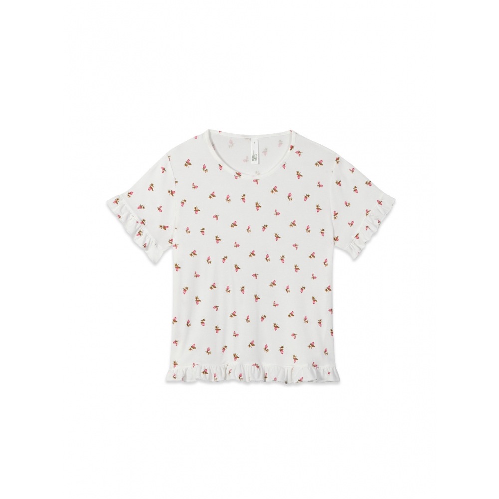 スナッピーカドルローズレイヤー T シャツローズレイヤー T シャツ