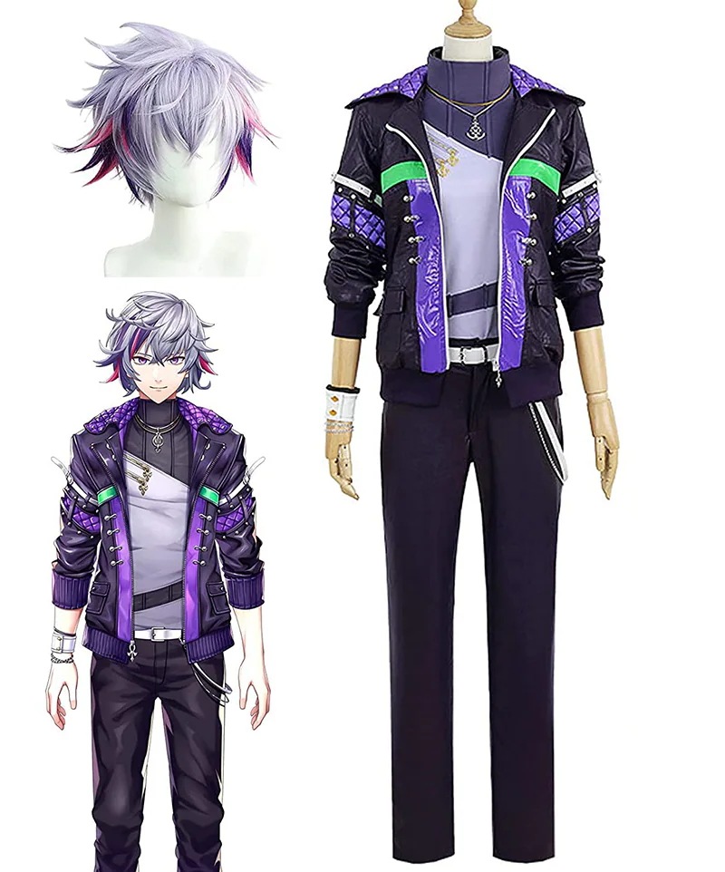 【一部分3日内出荷】コスプレ ハロウィン ウィッグ追加可 コスプレ衣装 ふわみなと 不破湊 バーチャルYouTuber イベント用品