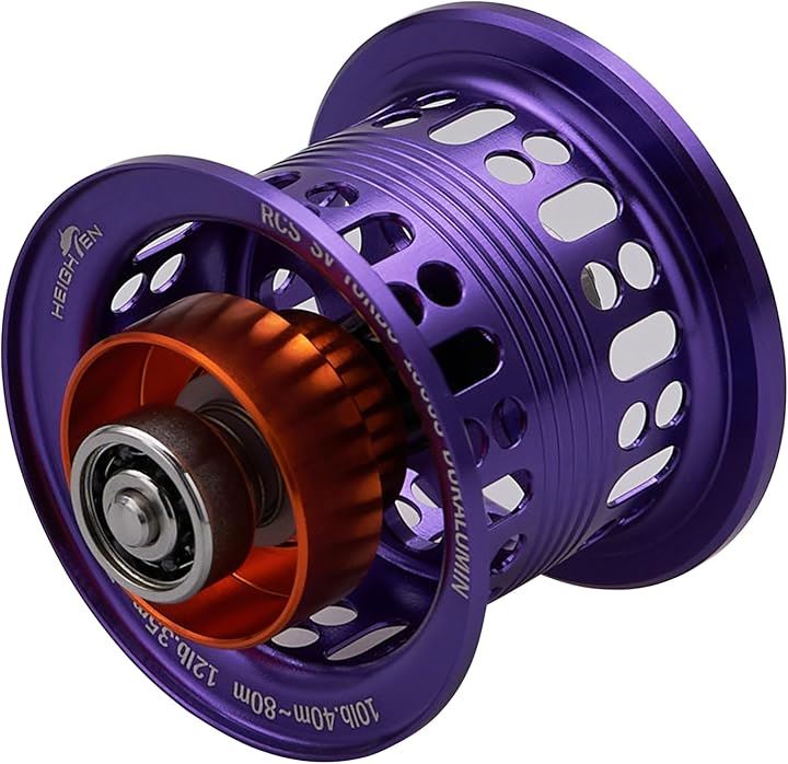 リール スプール BOOST 2段階可動 ダイワ DAIWA ベイトリール 替えスプール ベアリング付き パープル 805 (セラミックス混合ベアリング内蔵 - パープル)