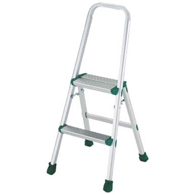 トラスコ中山　アルミ製踏台 軽作業用上枠脚カバー付 2段　TAU-2