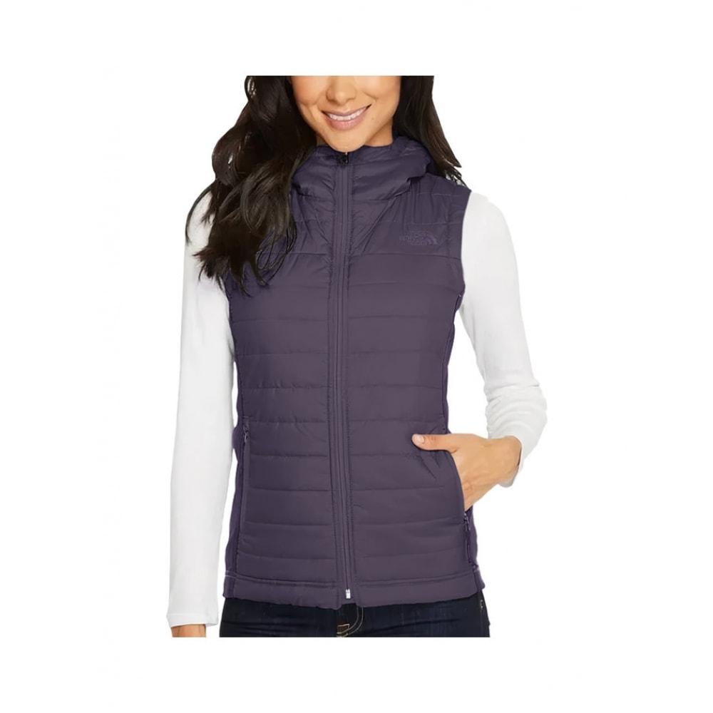 North Face レディースパッド入りフード付きベスト