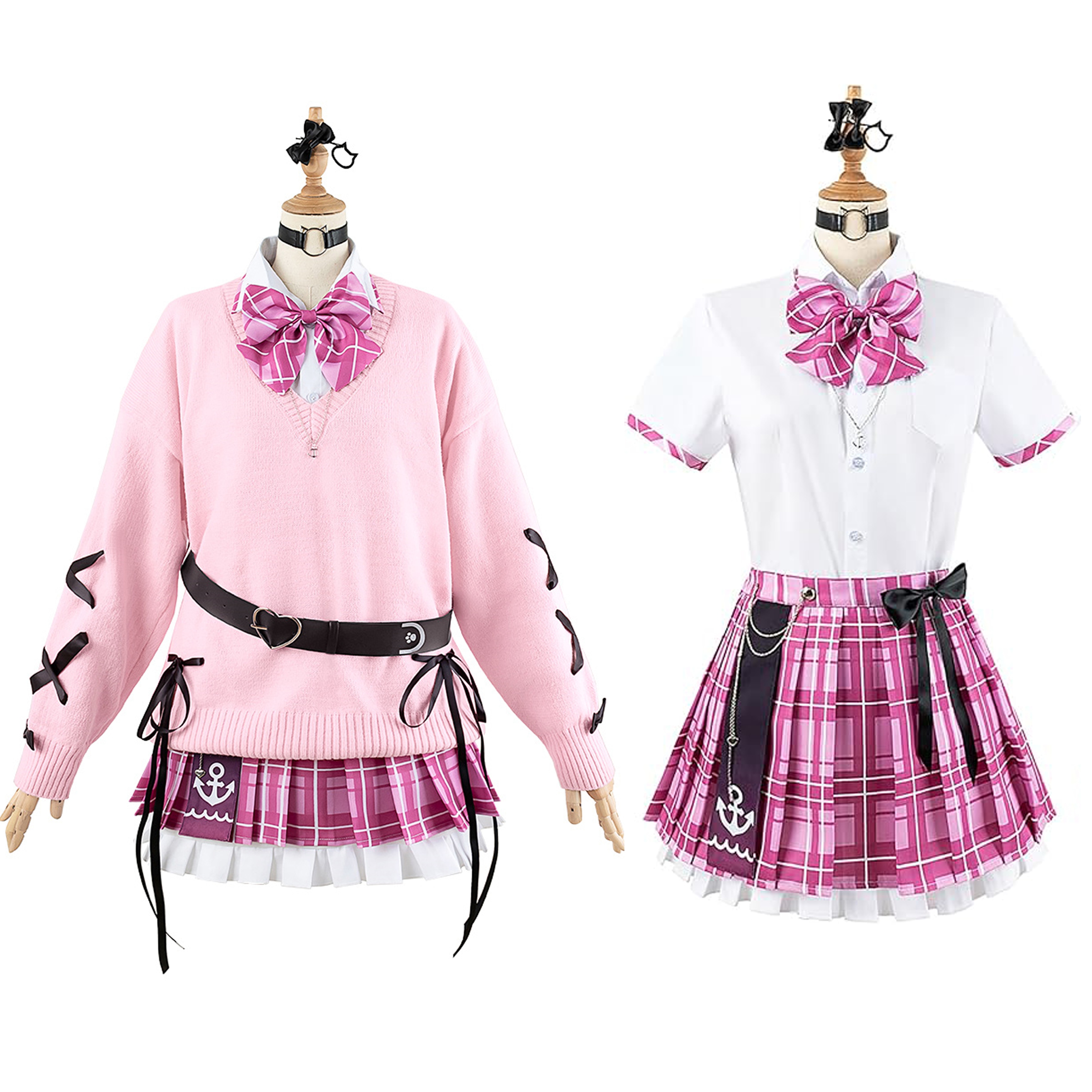 コスプレ衣装 hololive ホロライブ vtuber 湊 あくあ 制服 湊あくあ 新衣装 湊アクア メイド服 みなと あくあ イベント お祭り ハロウィン コスプレ 衣装 ウィッグ 靴 追加可 9,591円