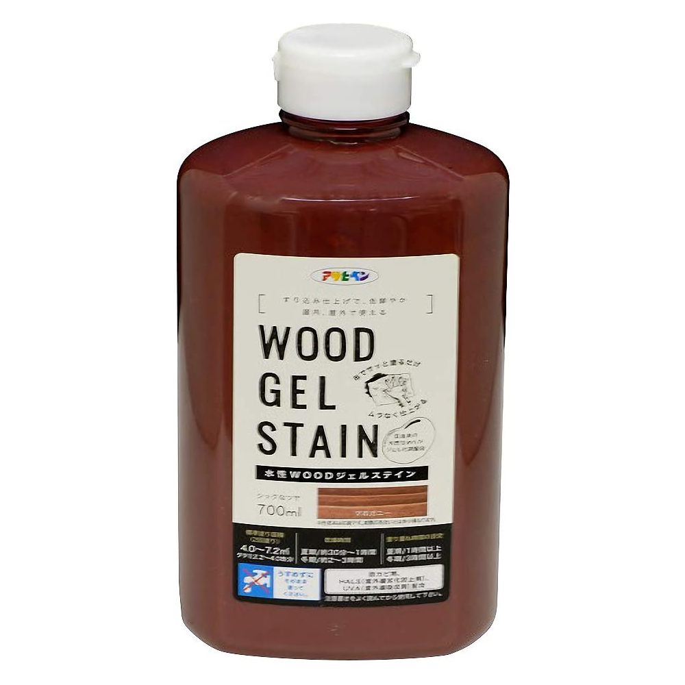 （まとめ買い）水性WOODジェルステイン 700ml マホガニー [x3]